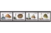 Comoros - Sea Shells Lighthouse Lighthouses 4v Set Michel:2086-2089 14  (ebay) s. 4 $ / collag
