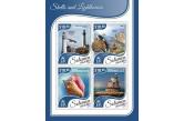 SOLOMON ISLANDS - 2017 Shells and lighthouses S170235  (ebay) s. 7 $ / collag