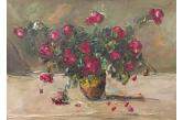 Włodzimierz Trelikowski, 1873 wieś pod Warszawą - 1951 Paryż, Róże - 1929 r.olej, płótno, 65 × 92 cm sygn. i dat. p. d.: Terlikowski 1929  (SDA -5/2014 r.) s. 33.000 PLN